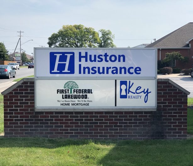 Huston Insurance Front Sign